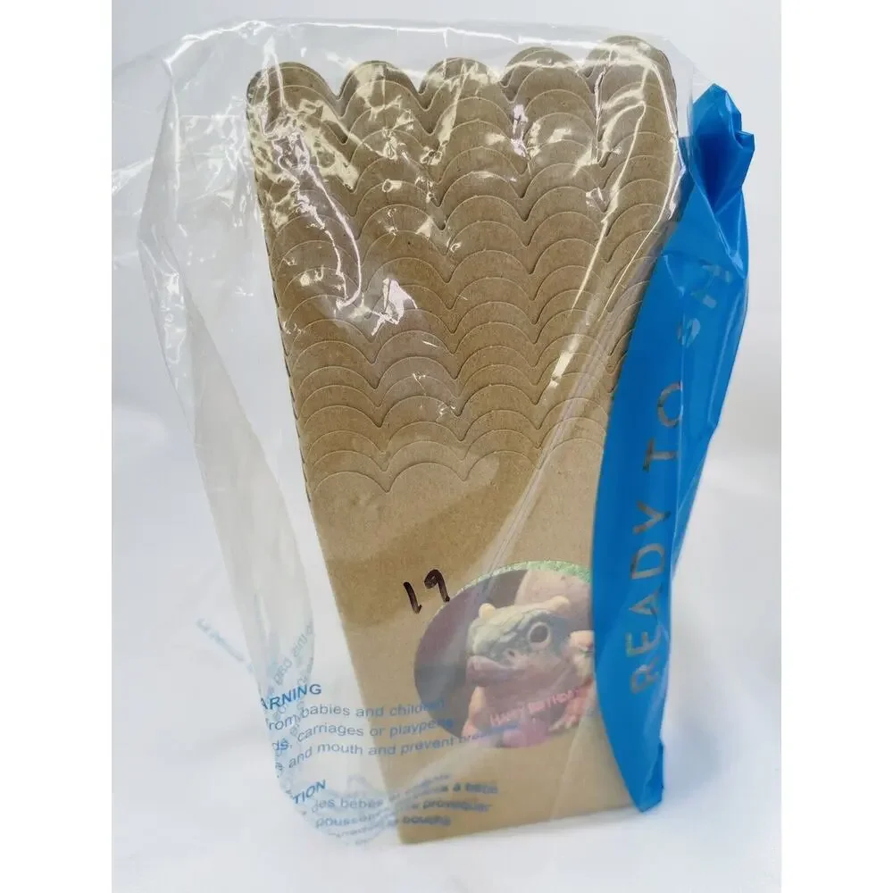 Dino Paper Popcorn Box Popcorn Tube Disposable Food Box Square Packing Box 19pcs